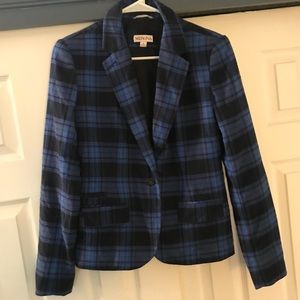 Merona Plaid Flannel Blazer